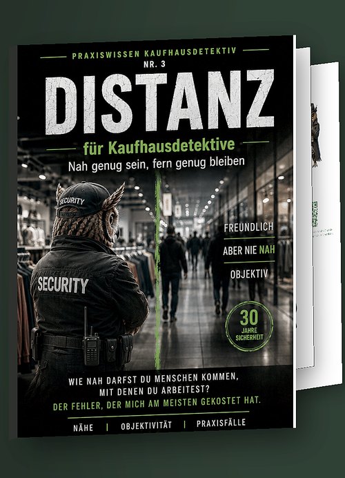 Cover: Distanz für Kaufhausdetektive