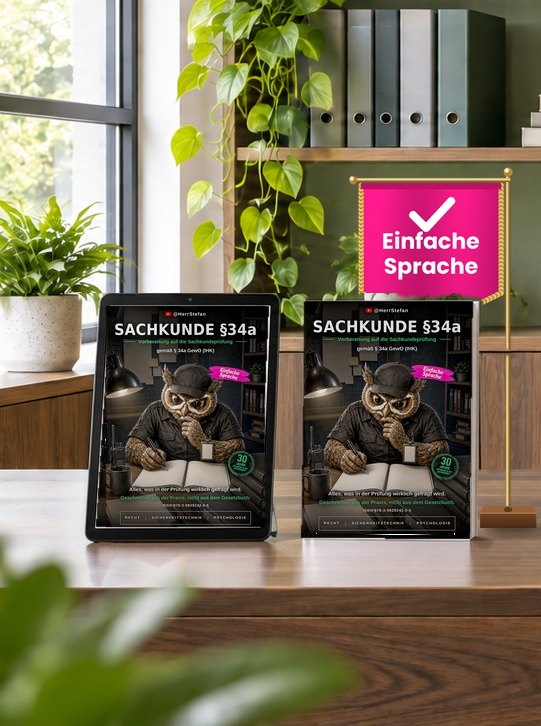Sachkunde § 34a – als E-Book und gedruckt
